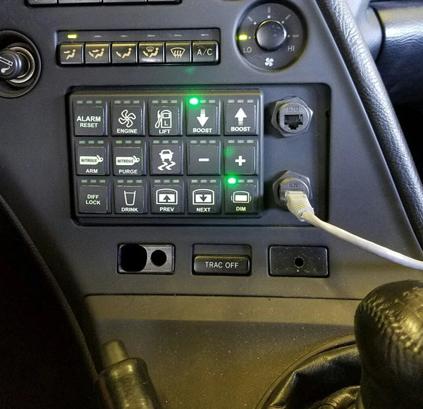 CPR MKIV Supra MoTeC Keypad Mount - Radio Location