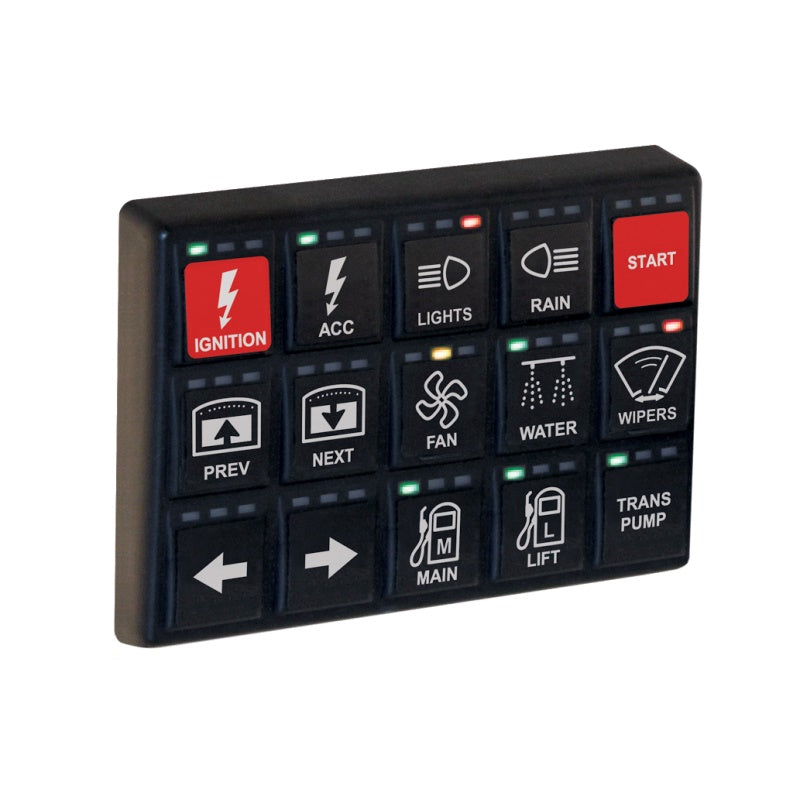MoTeC CAN Keypad 8 button or 15 button